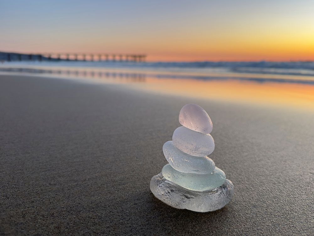 Evening Balance Oceanside art print by LMarie Allen for $57.95 CAD