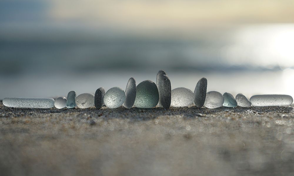 Sea Glass Symmetry art print by LMarie Allen for $57.95 CAD