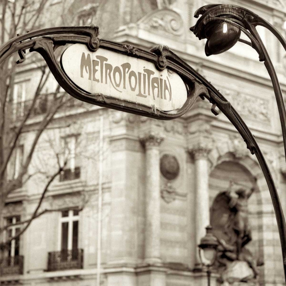 Metropolitain Paris art print by Alan Blaustein for $57.95 CAD