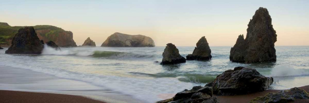 Rodeo Beach pano - 1 art print by Alan Blaustein for $57.95 CAD