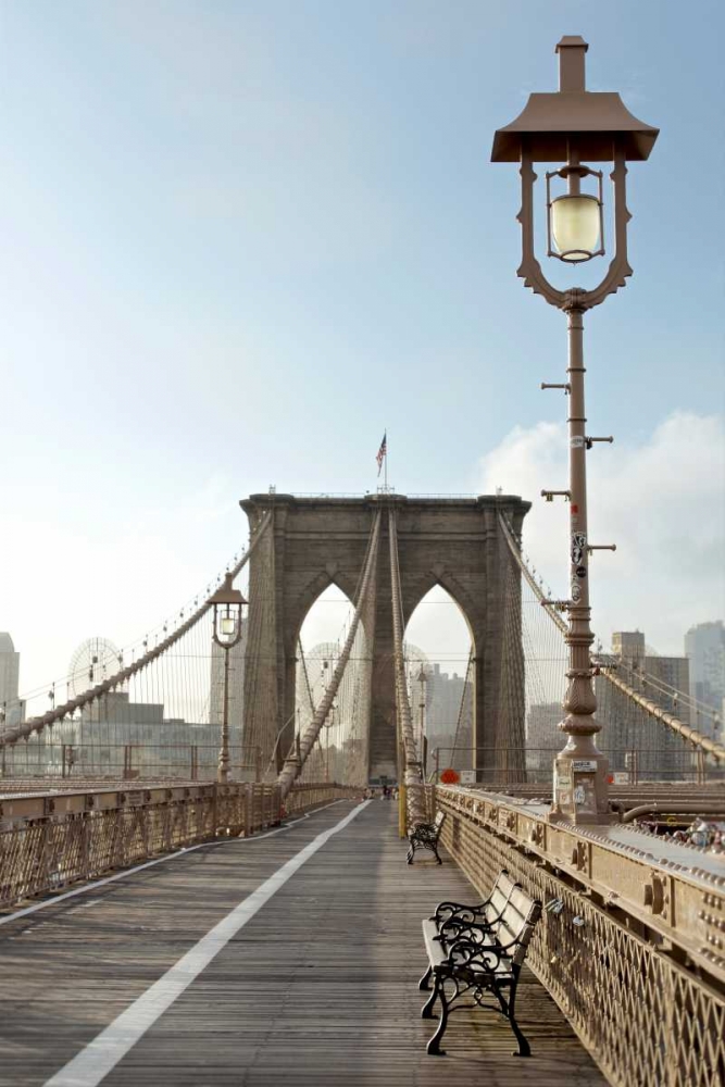 Brooklyn Bridge art print by Alan Blaustein for $57.95 CAD