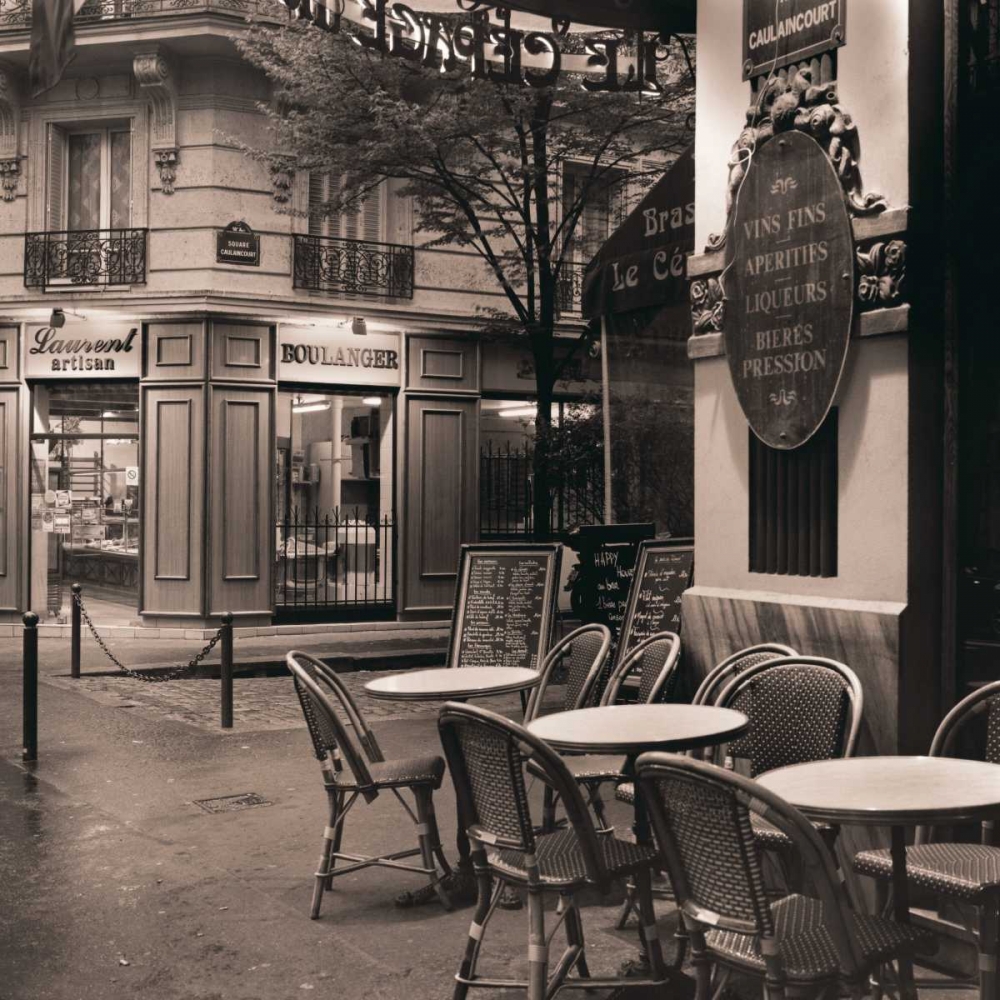 Cafe Montmartre art print by Alan Blaustein for $57.95 CAD