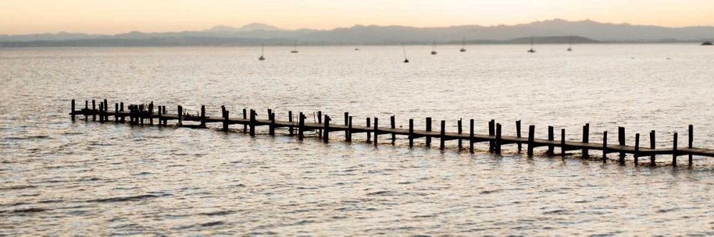 Vintage Pier Morning Vista art print by Alan Blaustein for $57.95 CAD