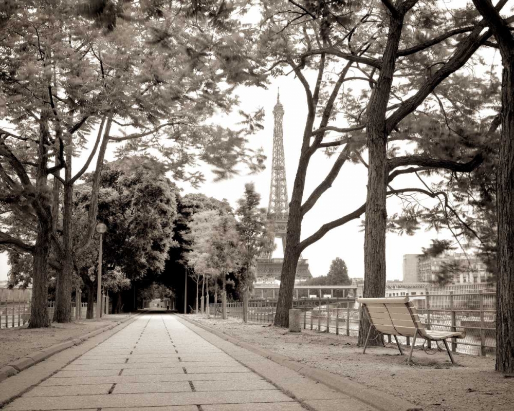 Promenade et Tour Eiffel art print by Alan Blaustein for $57.95 CAD
