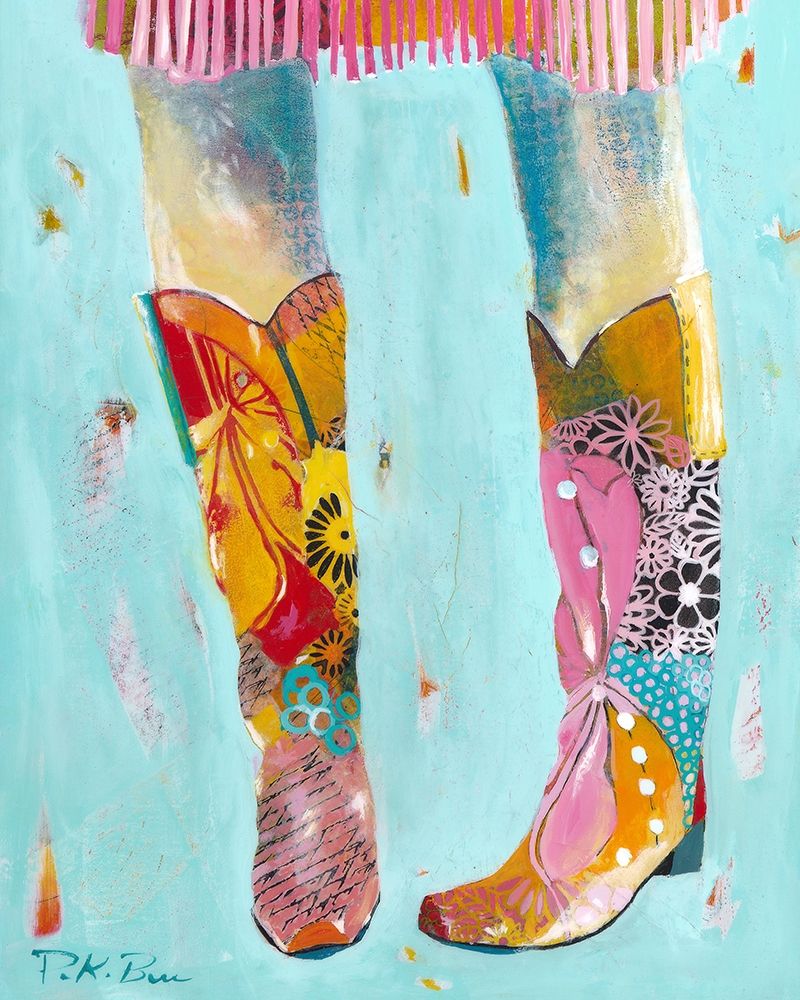 Cowgirl Boots art print by Pamela K. Beer for $57.95 CAD