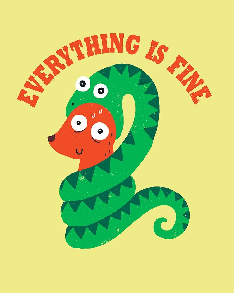 Everything Is Fine art print by Michael Buxton for $57.95 CAD