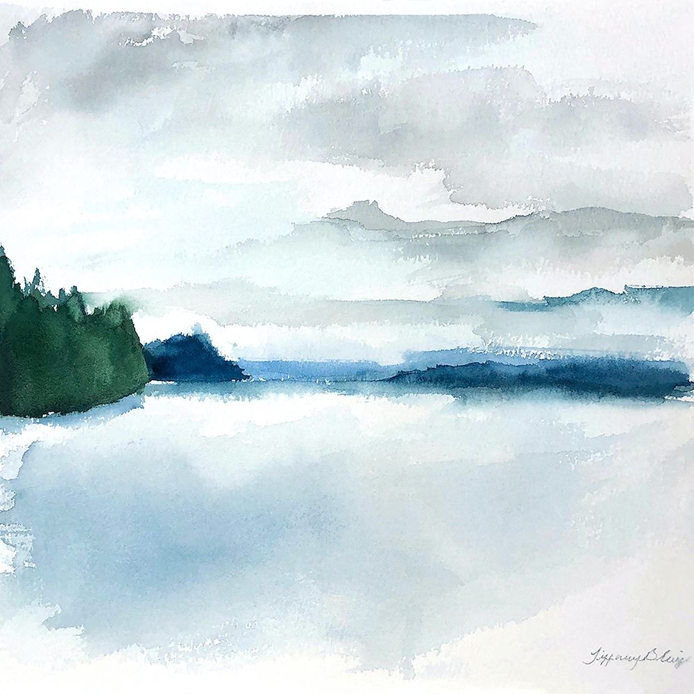 Shades of Blue art print by Tiffany Blaise for $57.95 CAD