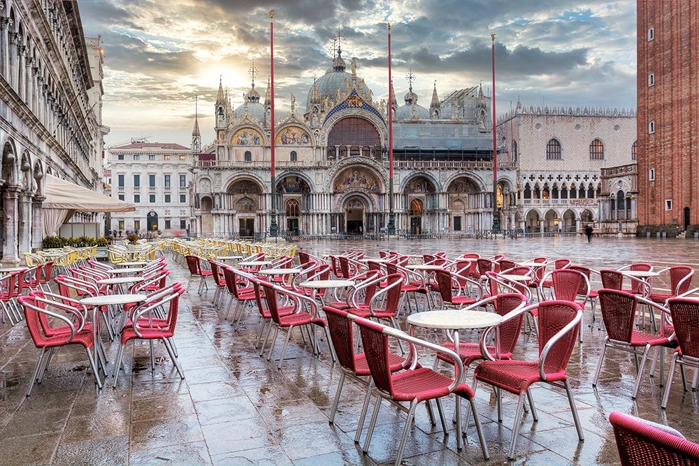 Piazza San Marco At Sunrise #14 art print by Alan Blaustein for $57.95 CAD