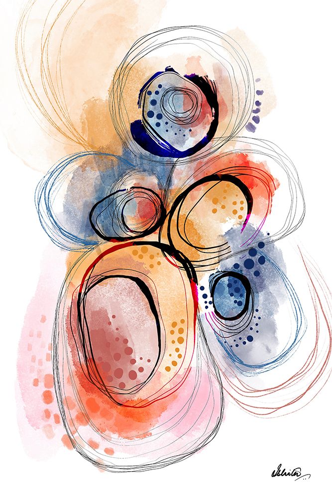 Spin art print by Ishita Banerjee for $57.95 CAD