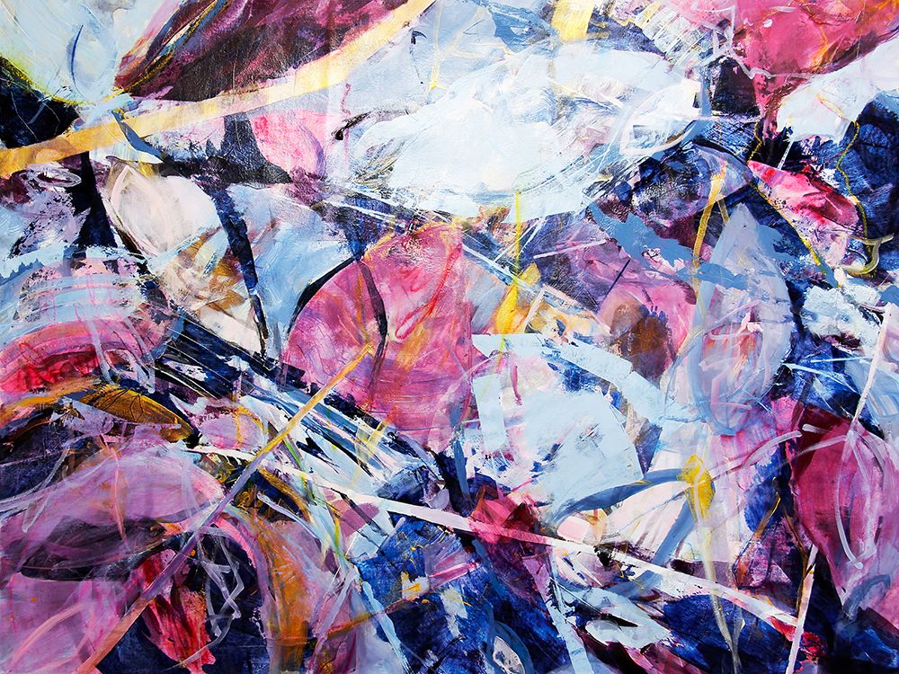 Icy Winter Leaves 4 art print by Kati Bujna for $57.95 CAD