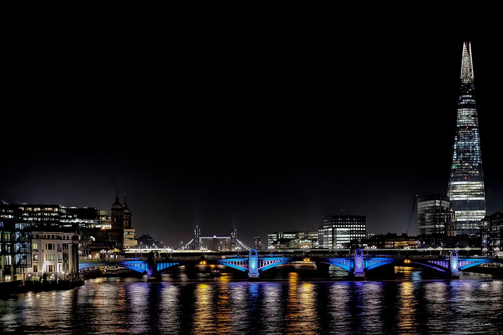 Night Lights art print by Kent Burkhardsmeier for $57.95 CAD