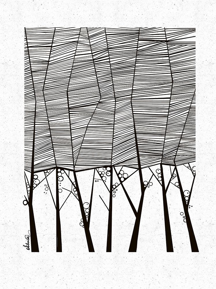 Cypress Trees art print by Ishita Banerjee for $57.95 CAD