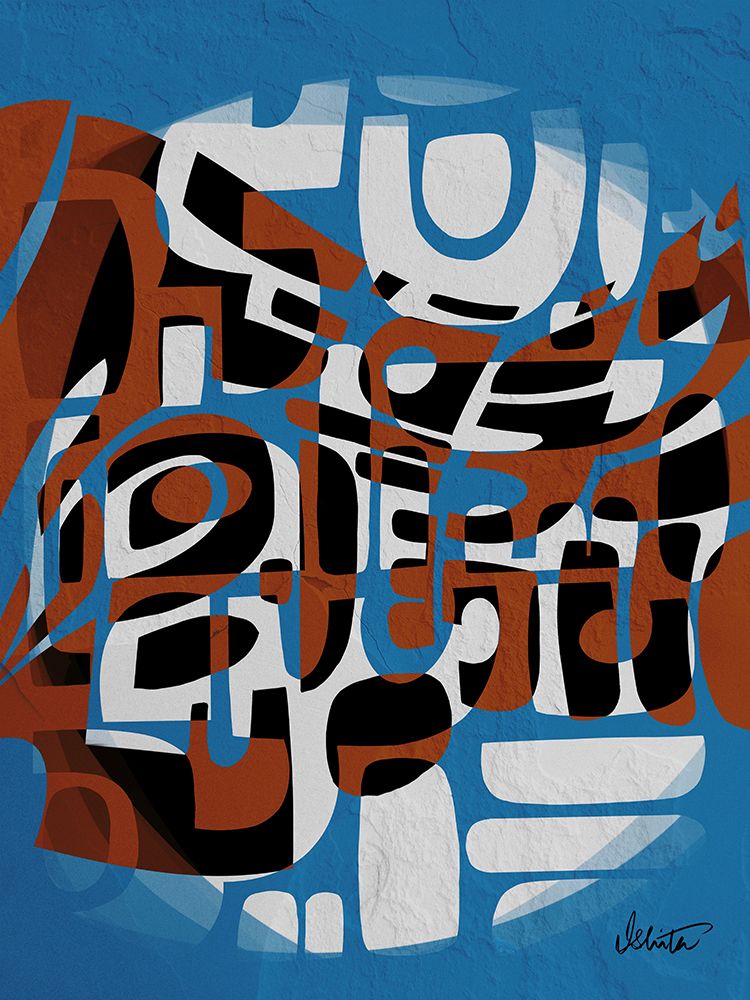 Bleu Brun art print by Ishita Banerjee for $57.95 CAD