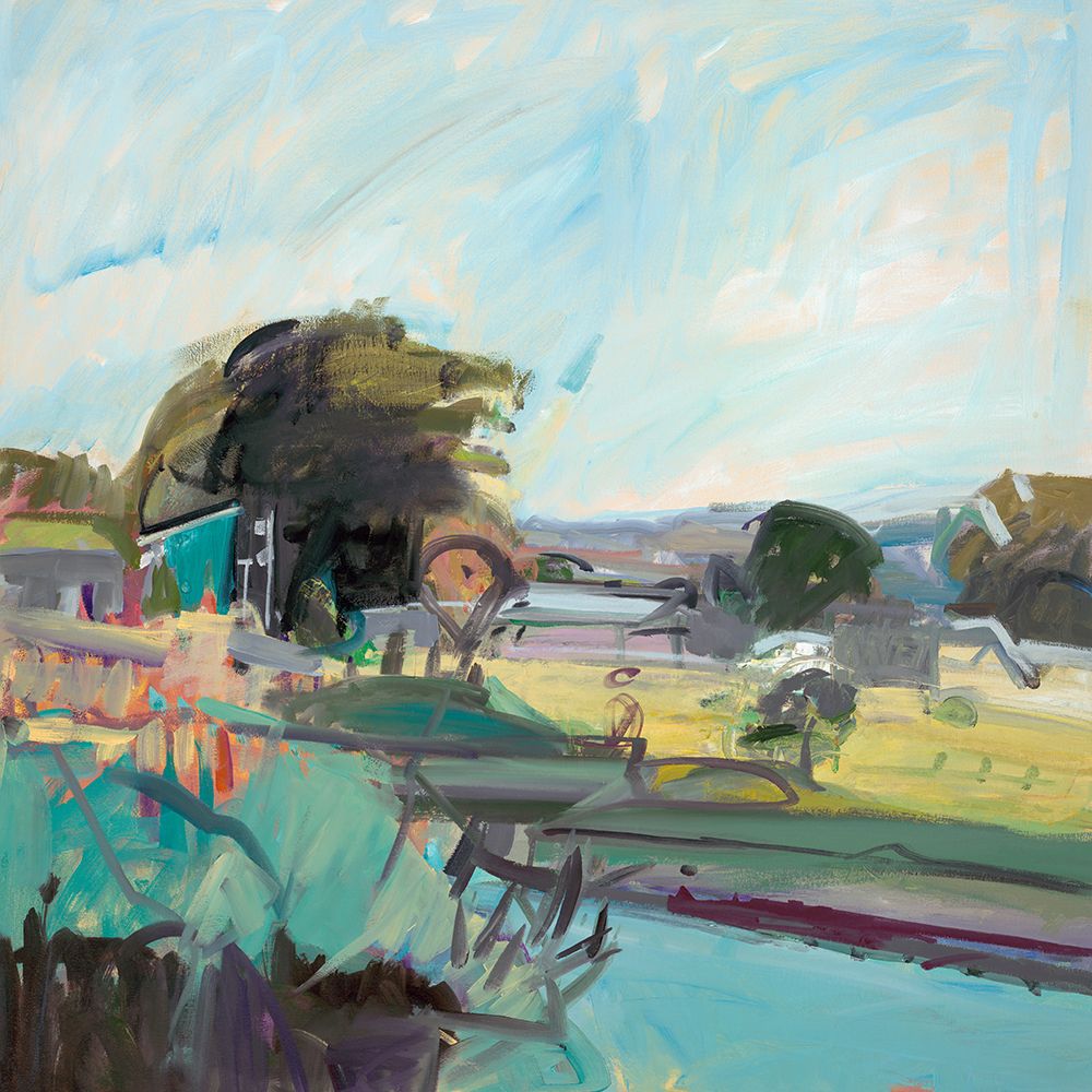 Summer Marsh Industry art print by Betsy Kendall Studio for $57.95 CAD