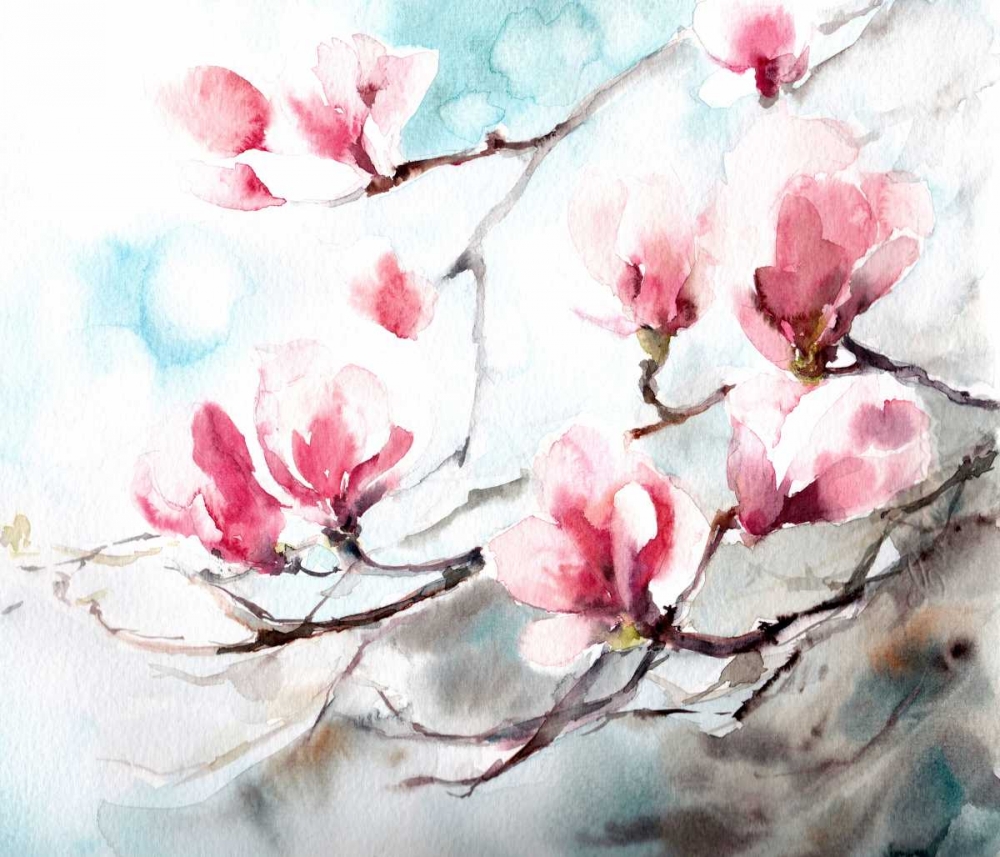 Magnolia - Spring art print by CanotStop for $57.95 CAD