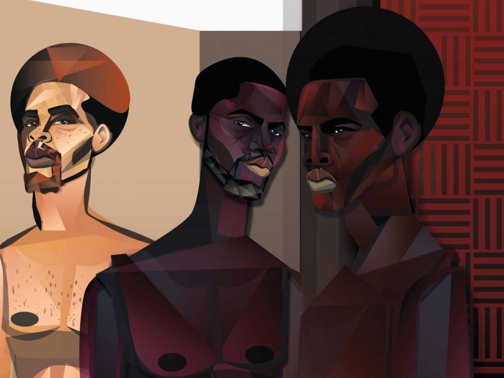 Three Men art print by Jaleel Campbell for $57.95 CAD