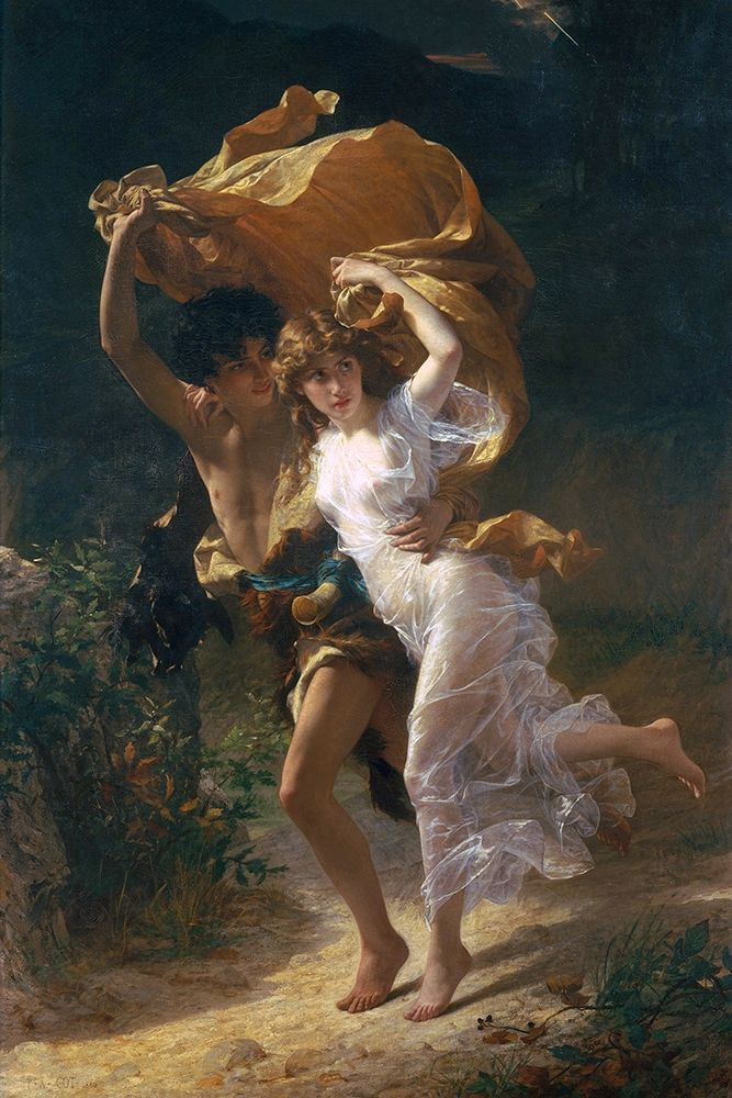 The Storm, 1880 art print by Pierre-Auguste Cot for $57.95 CAD