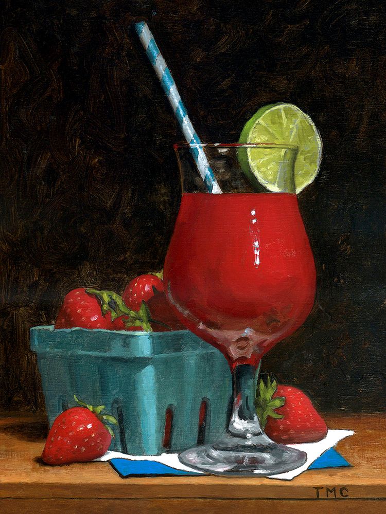 Strawberry Daquiri art print by Todd M. Casey for $57.95 CAD