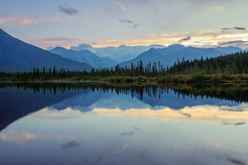 Reflections at Vermillion Lakes art print by Margaret Clavell for $57.95 CAD