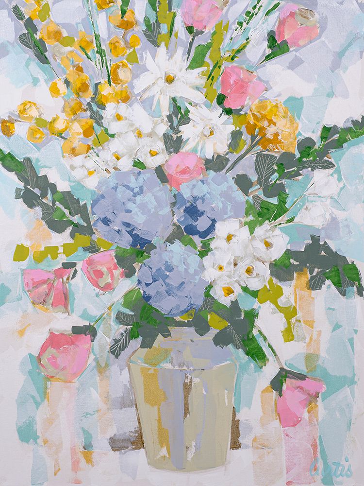 Pastel Floral art print by Joan Curtis for $57.95 CAD