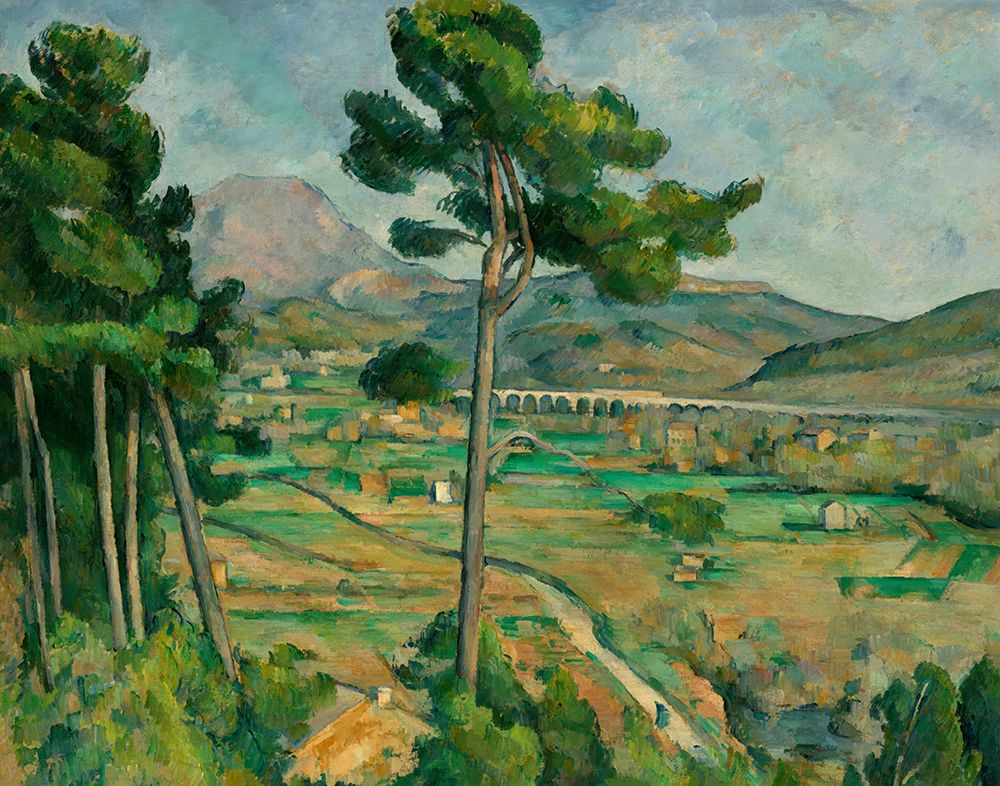 Mont Sainte-Victoire art print by Paul Cezanne for $57.95 CAD