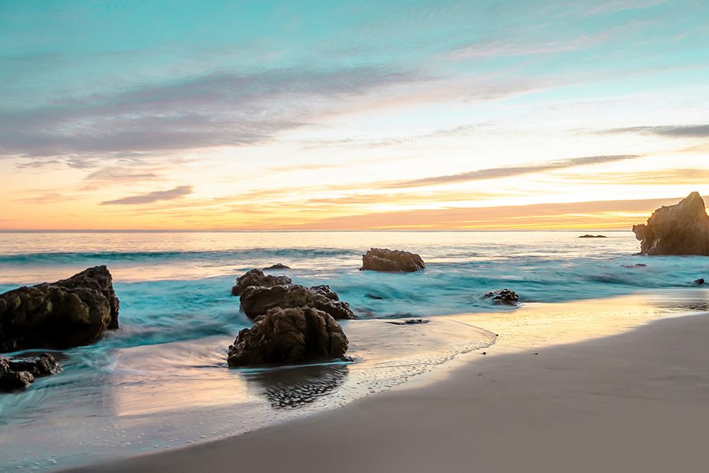 Malibu Sunset art print by Elena Chukhlebova for $57.95 CAD