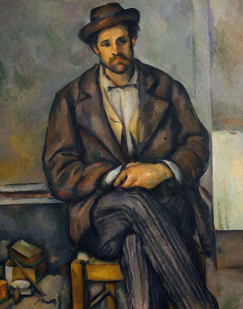 Seated Peasant, 1892-96 art print by Paul Cezanne for $57.95 CAD