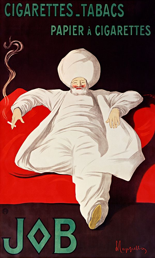 Papier ΓÇª Cigarettes Job, 1928 art print by Leonetto Cappiello for $57.95 CAD