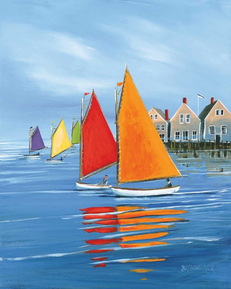 Mariners Landing art print by Sally Caldwell Fisher for $57.95 CAD