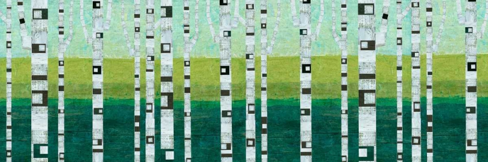 Birches at the Beach art print by Michelle Calkins for $57.95 CAD