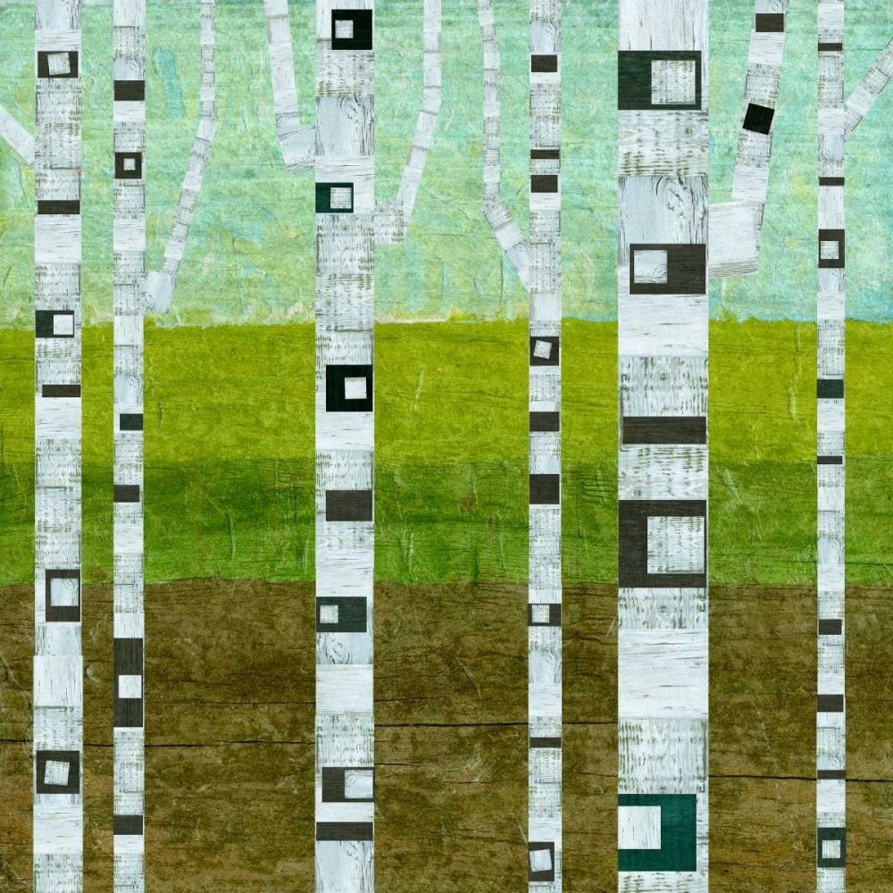 Summer Birches art print by Michelle Calkins for $57.95 CAD