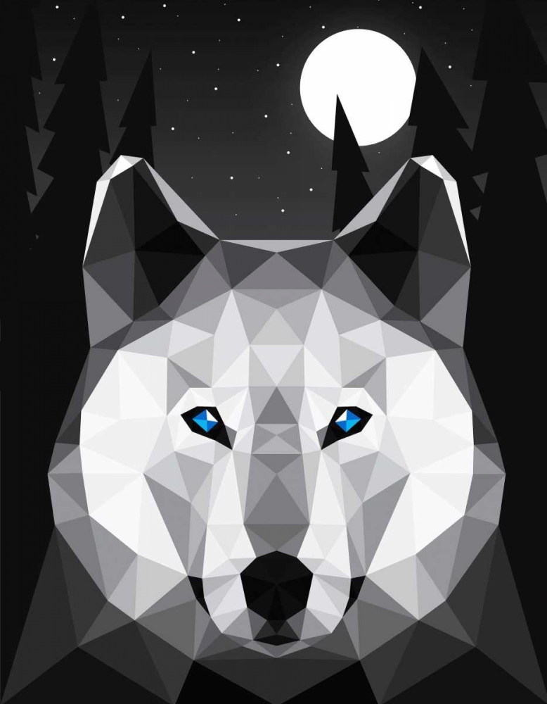 Tundra Wolf art print by Davies Babies for $57.95 CAD