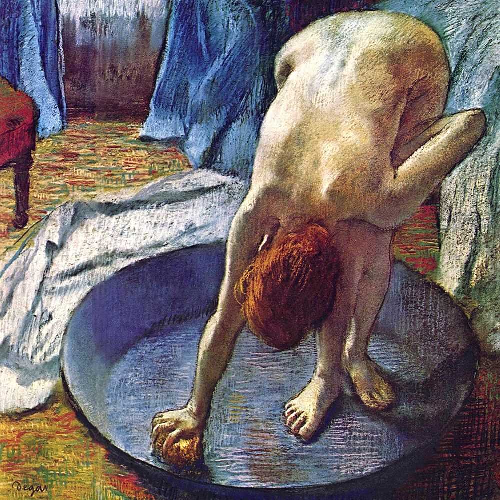 Frau in der Bedewanne art print by Edgar Degas for $57.95 CAD