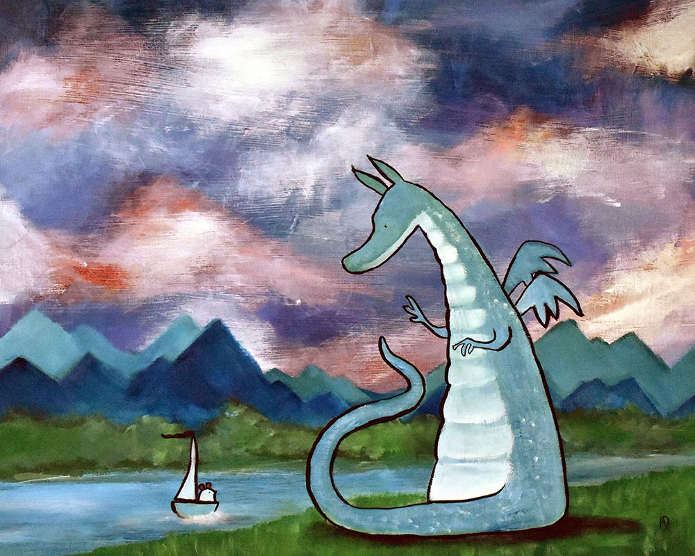 Francis The Dragon art print by Andrea Doss for $57.95 CAD