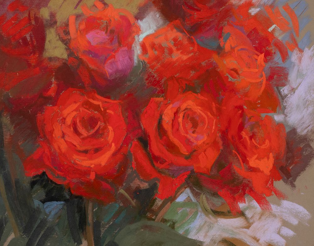Crimson Roses art print by Christine Debrosky for $57.95 CAD