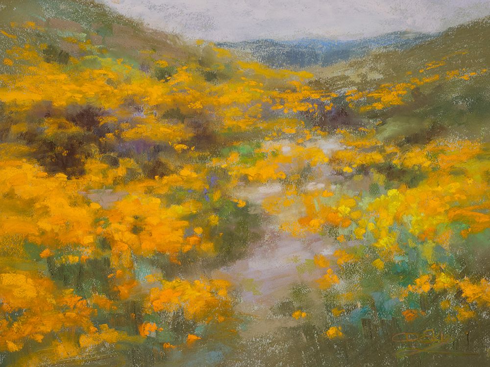 Golden Explosion art print by Christine Debrosky for $57.95 CAD
