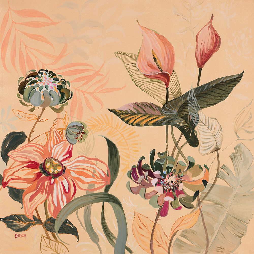 Les Fleurs 1 art print by Dusza for $57.95 CAD