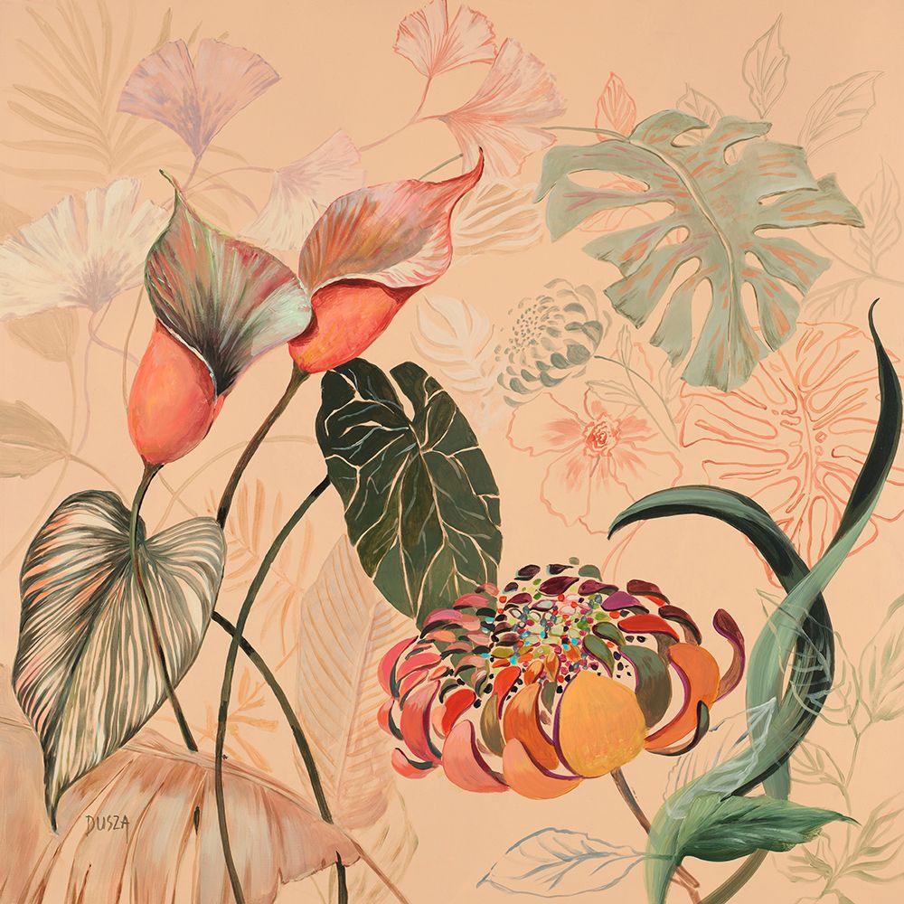 Les Fleurs 2 art print by Dusza for $57.95 CAD