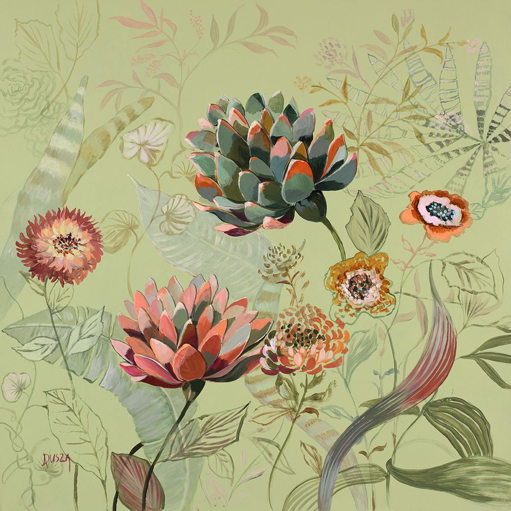 Les Fleurs 6 art print by Dusza for $57.95 CAD