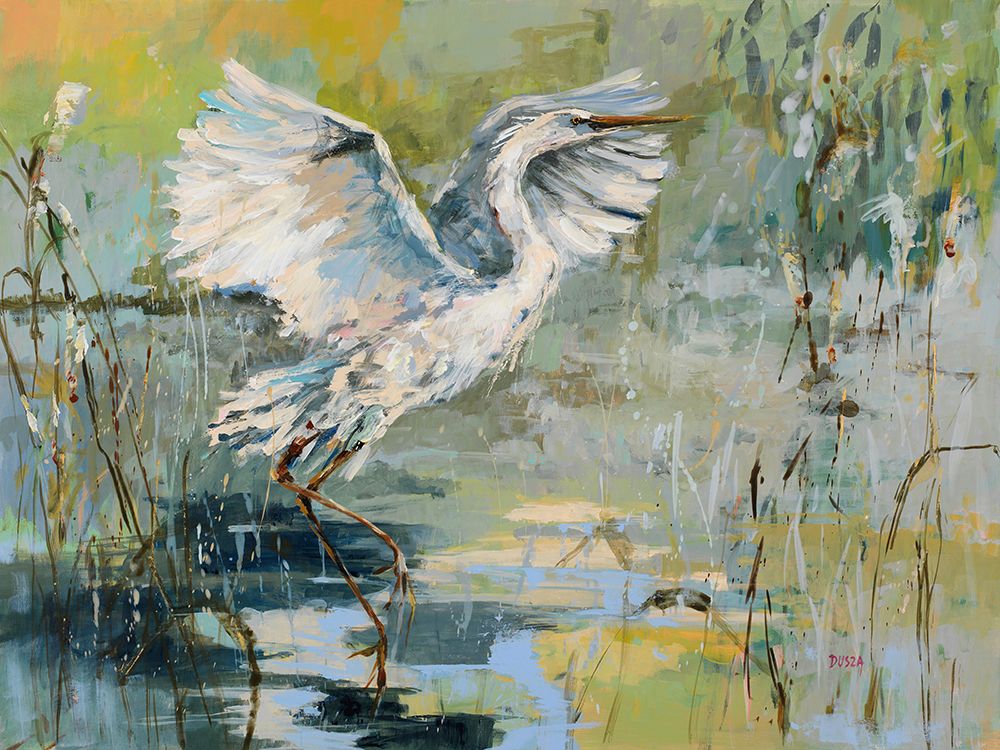 Shoreline Bird 1 art print by Dusza for $57.95 CAD
