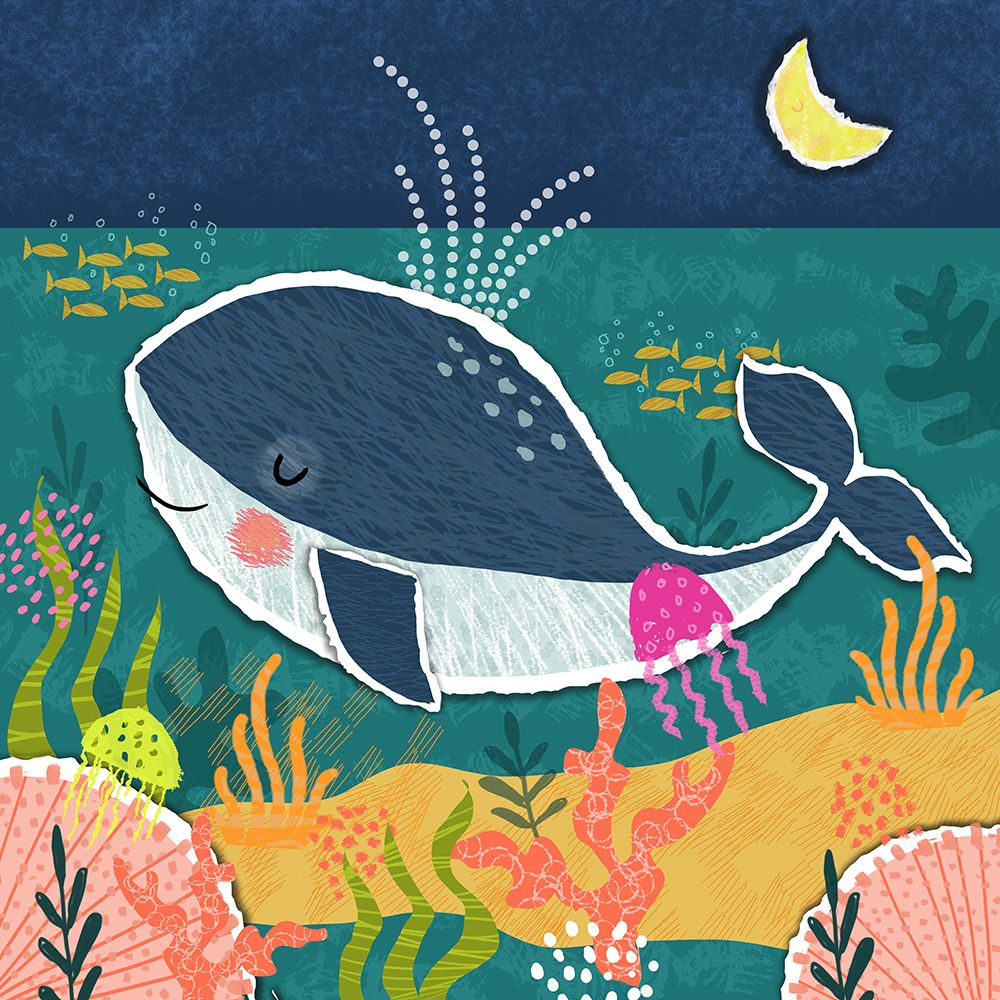 Wondrous Whale art print by Tina Finn for $57.95 CAD