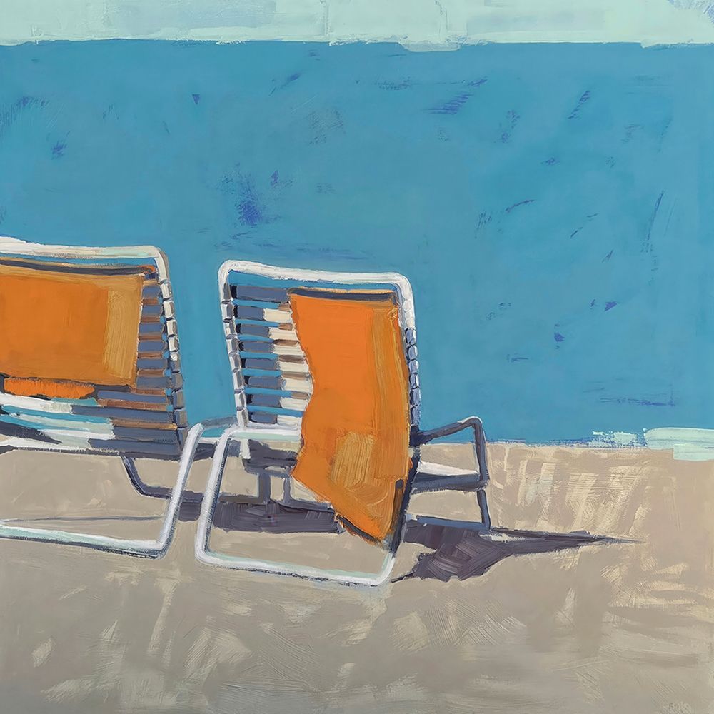 Orange Towels art print by Julia Foug for $57.95 CAD