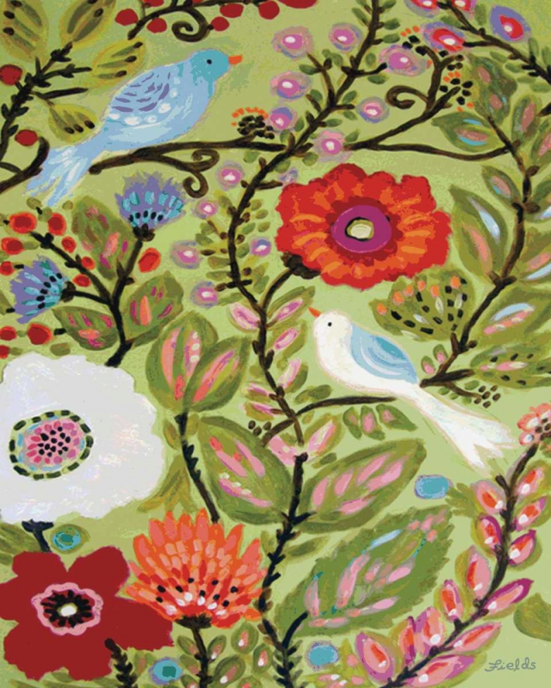 Peace Garden art print by Karen Fields for $57.95 CAD