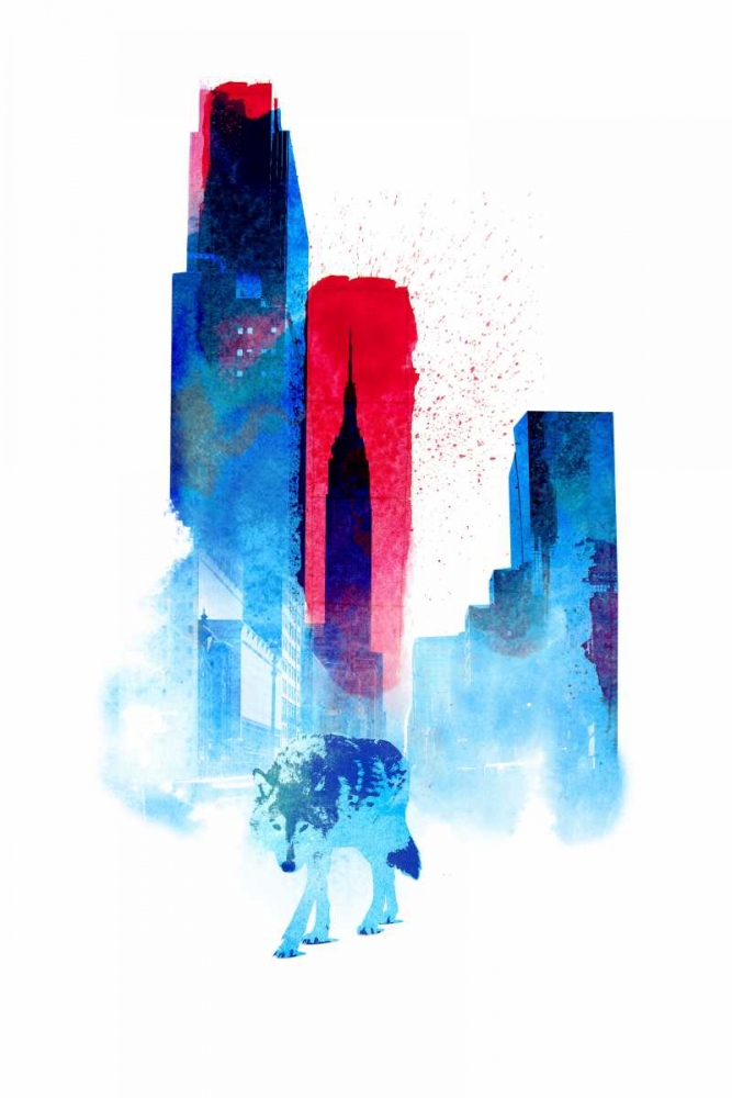 The Wolf of the City art print by Robert Farkas for $57.95 CAD