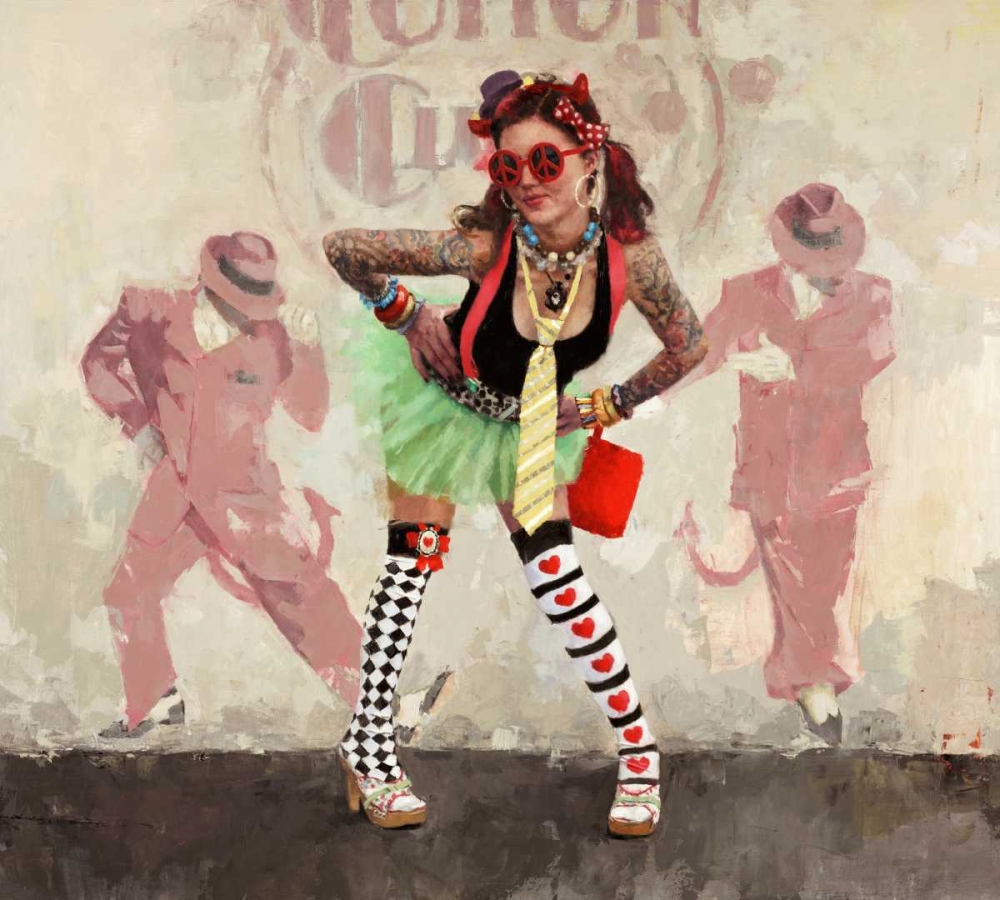 Devil or Angel? art print by Michael Fitzpatrick for $57.95 CAD