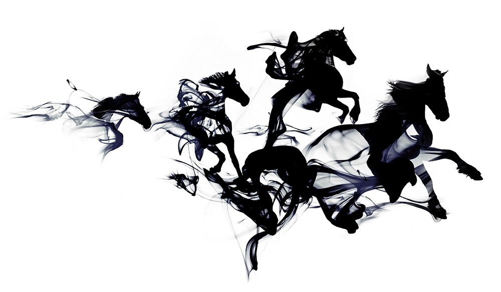 Black Horses art print by Robert Farkas for $57.95 CAD