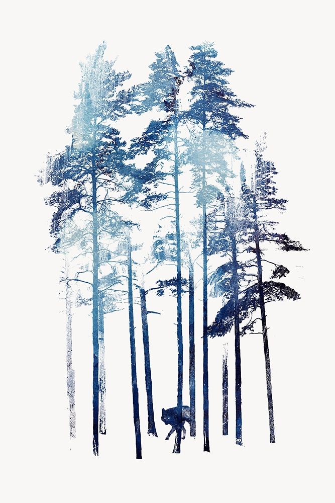 Winter Wolf art print by Robert Farkas for $57.95 CAD
