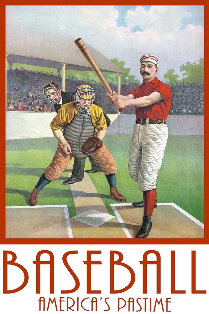 Baseball America art print by Edward M. Fielding for $57.95 CAD