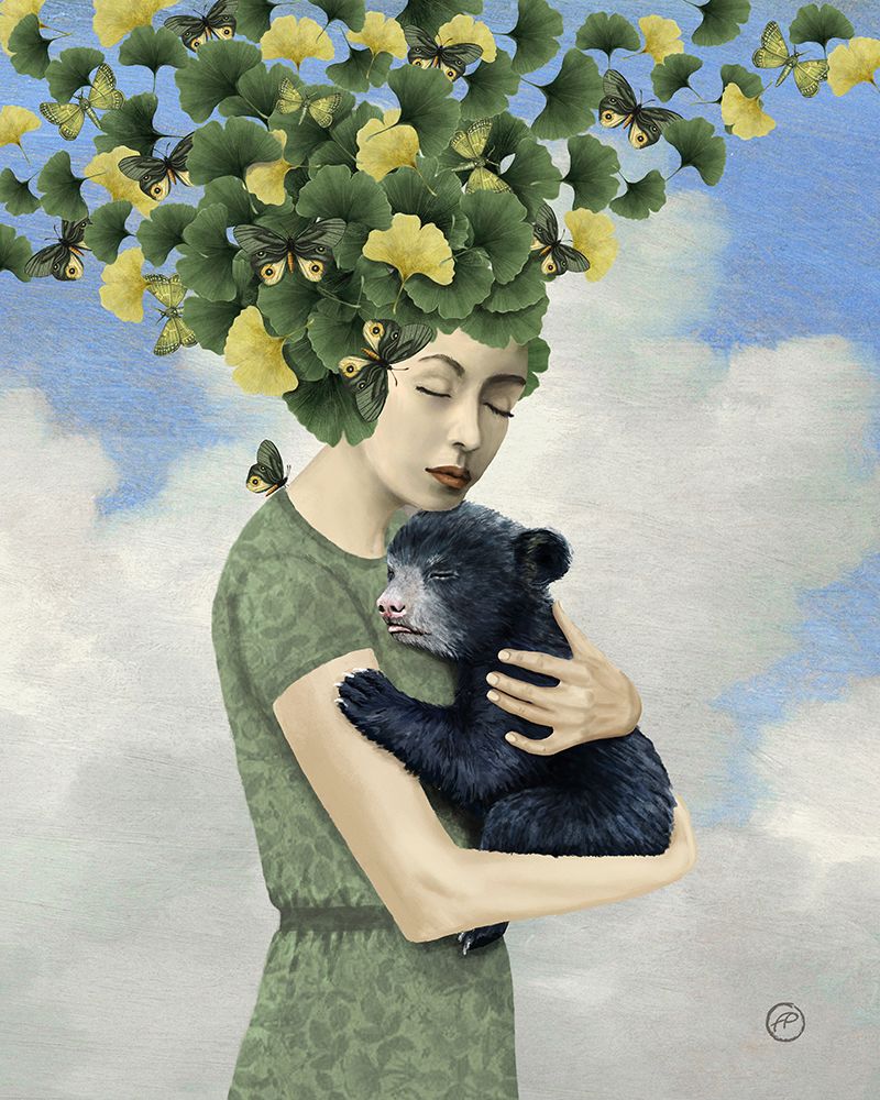 You Are Safe - Bear art print by Paula Belle Flores for $57.95 CAD