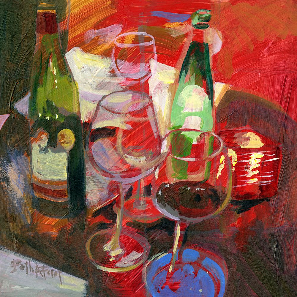 Vin Rouge: Red Wine art print by Beth A. Forst for $57.95 CAD